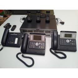 Complete set, Telefooncentrale met 8 Digitale toestellen