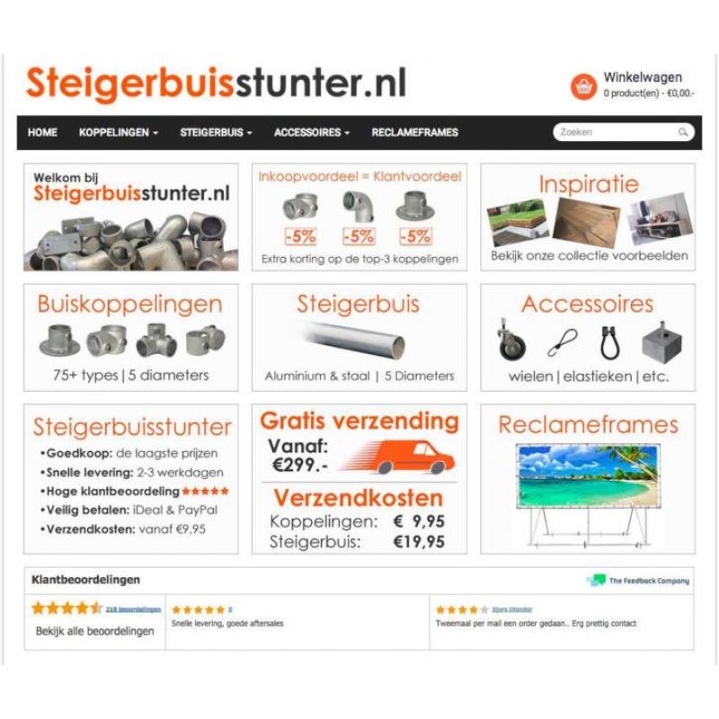 Kapstok van Steigerbuis | goedkoop | webshop