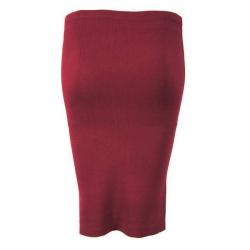 Ribbed Red Skirt - Jurken & Rokken