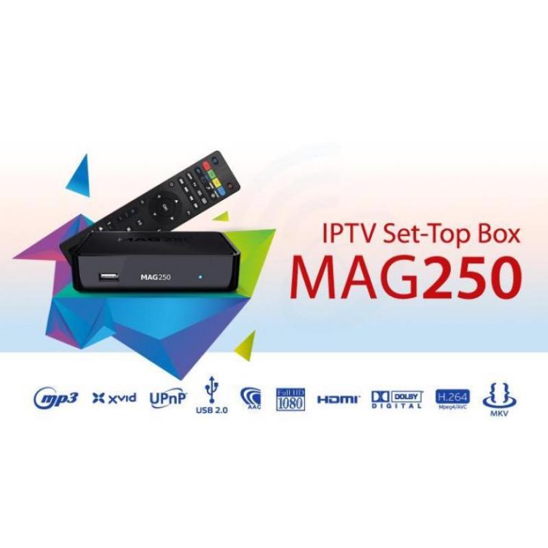 Orginele MAG 250 IPTV Set-Top Box Kijk TV zonder Schotel!!!