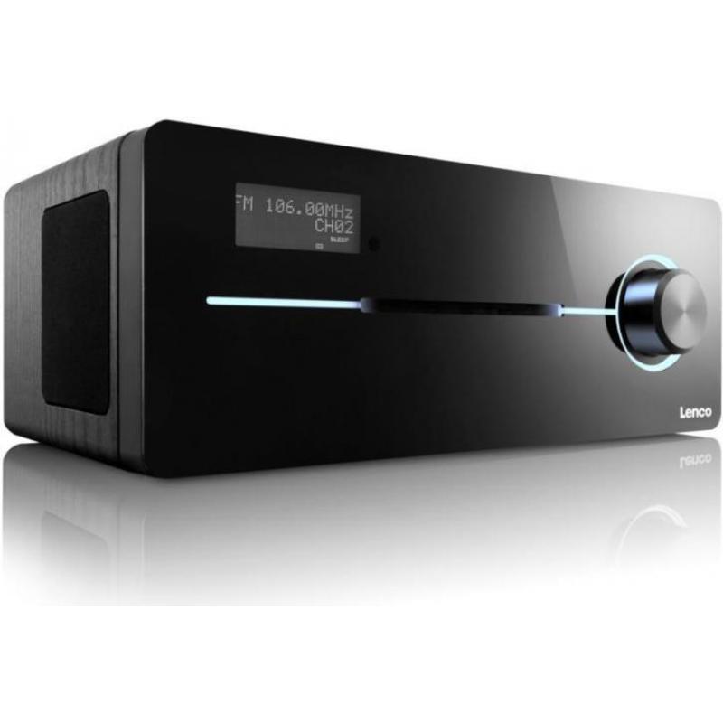 Lenco BT-9000 Zwart | DAB+, Bluetooth, CD, MP3, FM