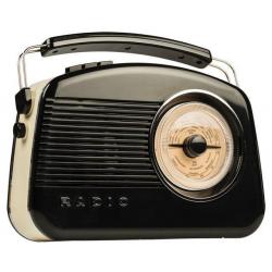DAB+ retroradio HAV-TR900BL Draagbare Radio