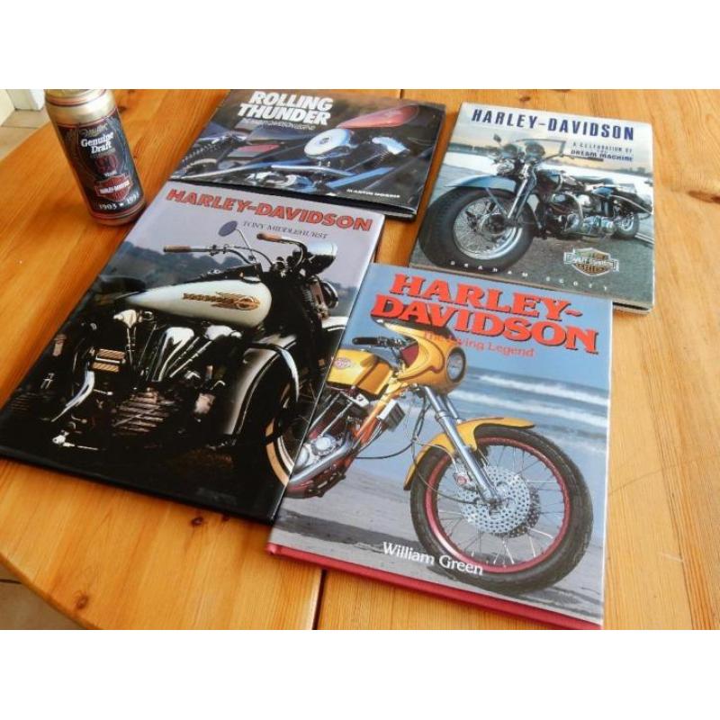 Harley Davidson boeken (4 stuks)