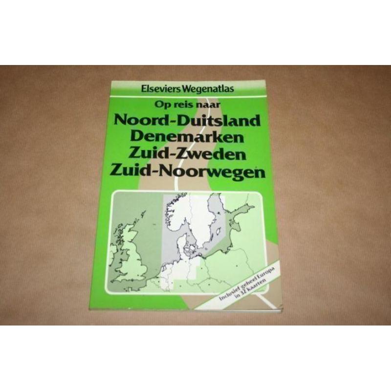 Elseviers Wegenatlas - N-Duitsl. Denemarken Z-Zweden Z-Noorw