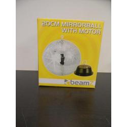 Mirror ball 20cm incl Motor