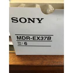 Sony koptelefoon MDR-EX37B nieuw 6stuks