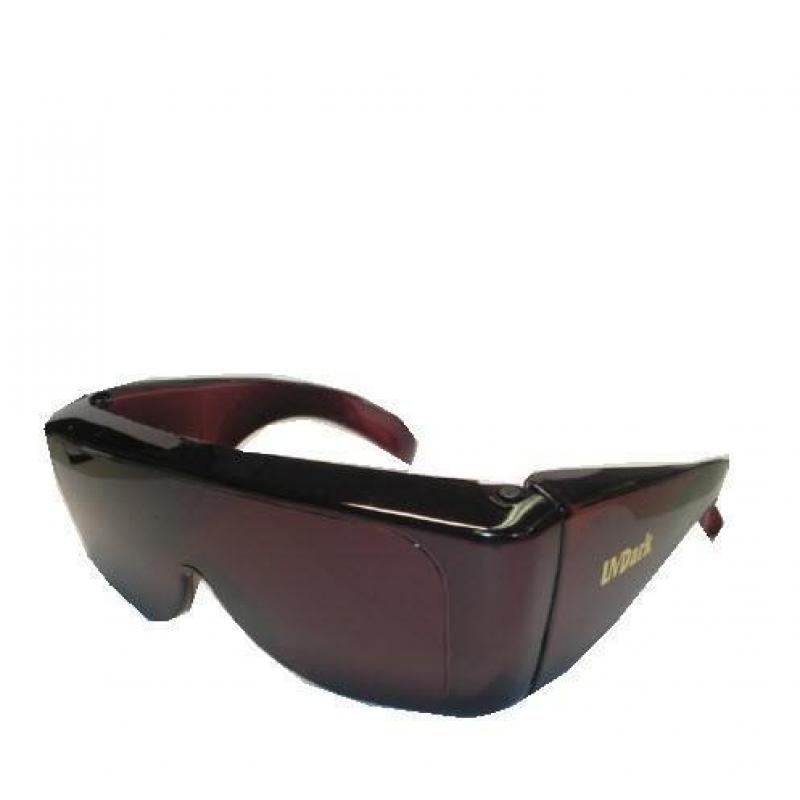 Noir UV-shield U80 Overzetbril Groot Donker Aubergine 4