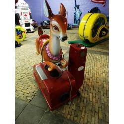 Kiddy Ride Bambie Hertje en Koe en meer met gratis trekstang