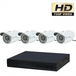 AHD 720P Beveiligingscamera cameraset met 4 Cameras Outdoor