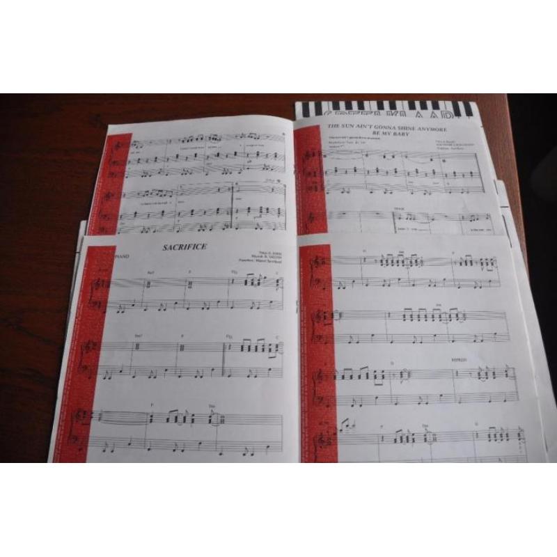 Bladmuziek, "Speelklaar" voor Keyboard, orgel & piano