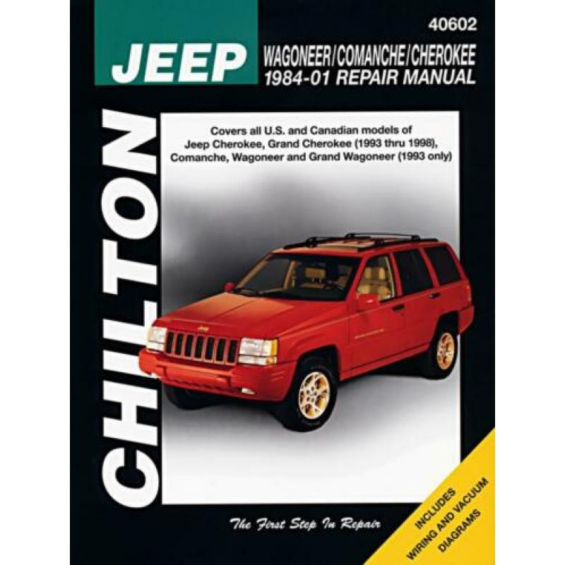 Jeep Wagoneer / Comanche / Cherokee 1984 - 2001 Gratis verz