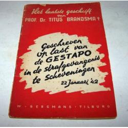 Het laatste geschrift van Dr.Titus Brandsma. 1944. Compleet.