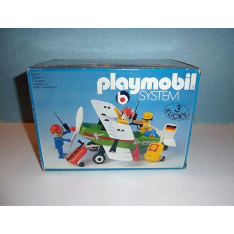 Playmobil Vliegtuig. Pegasus. OVP. Vintage.