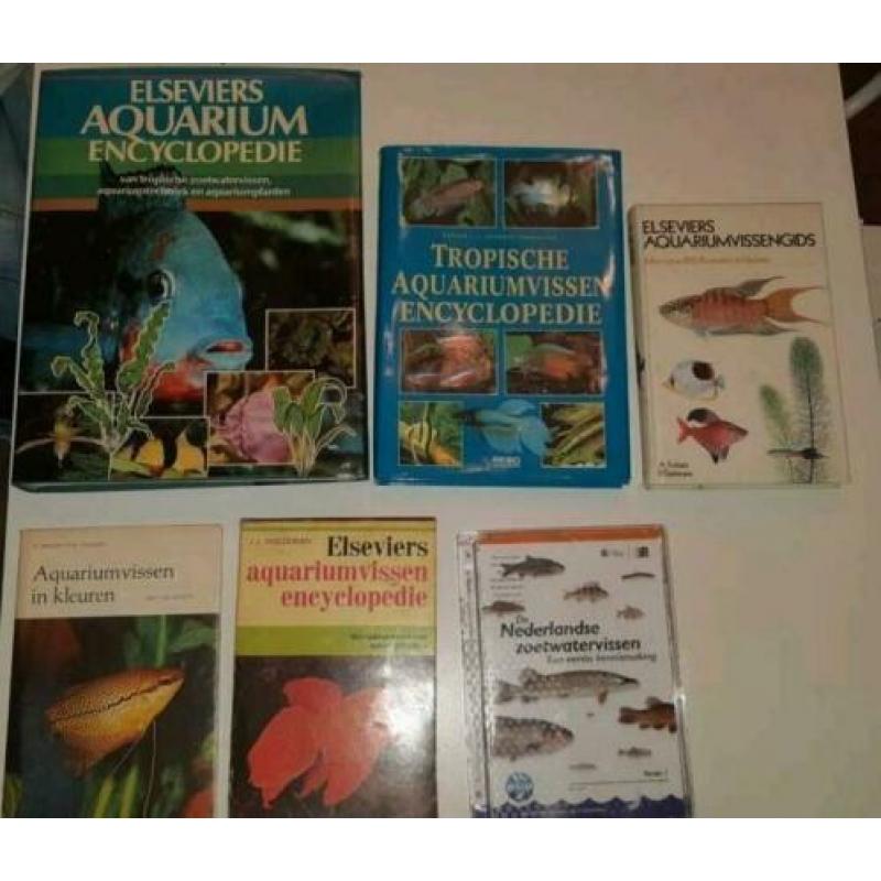 Naslagwerken aquariumvissen en aquarium als hobby! 20€