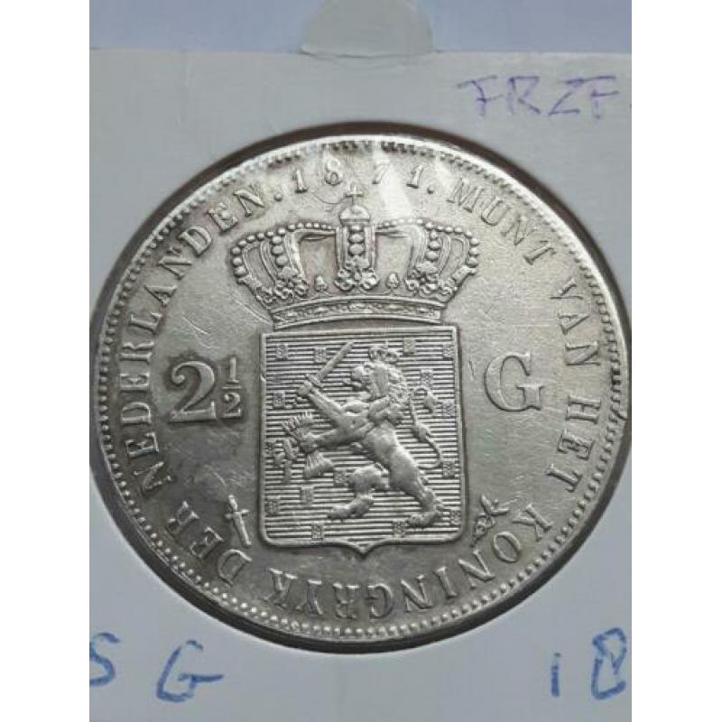 Rijksdaalder 1871 W3 Zilver