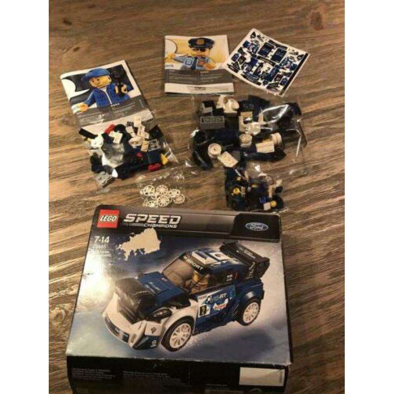 Nieuw! LEGO Speed Champions Ford Fiesta M-Sport WRC - 75885