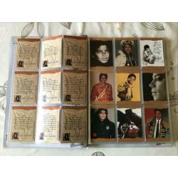 MICHAEL JACKSON HIStory TRADING CARDS COLLECTION OFFICIELLE
