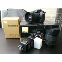Nikon D-7000 + 18-105mm + 50mm af-s f1.8G + Sb-600