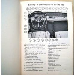 Glas 1700 - 1700 TS / 1965 Instructieboekje Nederlands