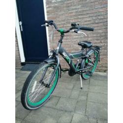 fiets Popal Funjet X 22 inch Groen/Grijs