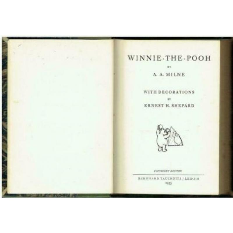 Winnie the pooh- 1933 - Hardcover