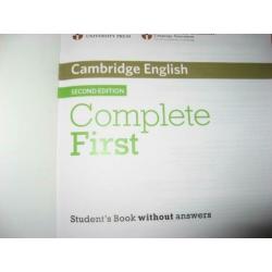 Cambridge English Complete First Student's Book, CD-ROM, CUC