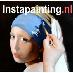 Abstract Reproductie Schilderij Klee | InstaPainting(tip)