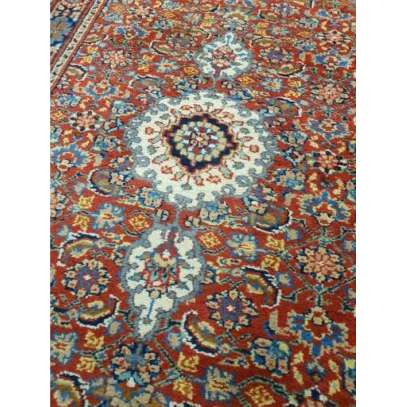 Vintage handgeknoopt perzisch tapijt 150x71