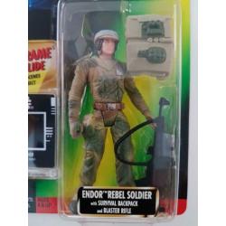 -45% Star Wars POTF FF Endor Rebel Soldier (Marie variant)