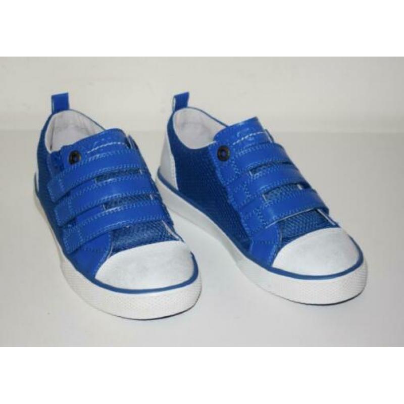 YELLOW CAB - blauwe klittenband sneakers Pisa - maat 35
