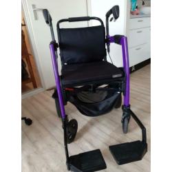 Rollz motion rollator en rolstoel in 1