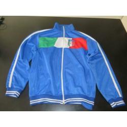 Vintage jaren 70 tricolore azzurri trainingsjack maat L