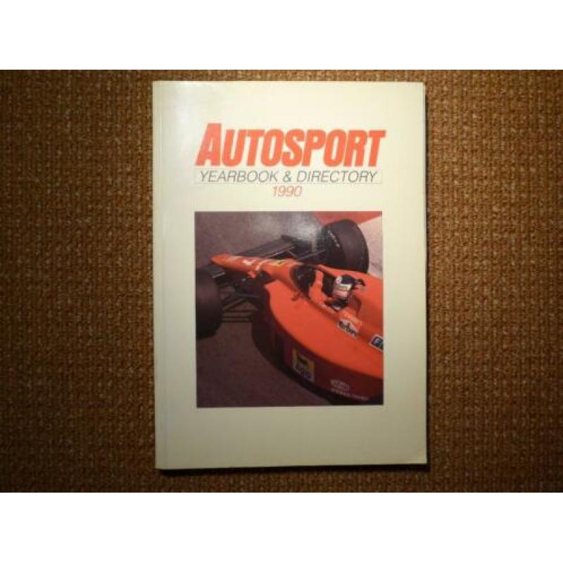 Autosport Yearbook & Directory 1990 formule 1, rally, etc
