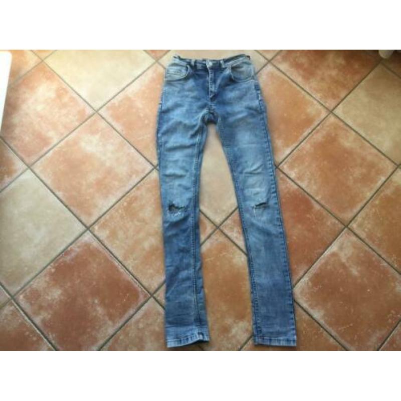 Stoere Crush Dmn used look meiden jeans, maat 176