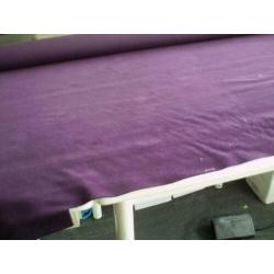 Footstool 37x45cm - met velours violet. Nieuw !!