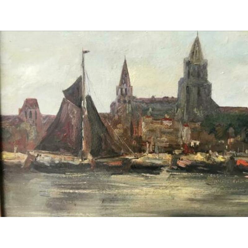 Olieverf op paneel Evert Jan Ligtelijn (1893- 1975)