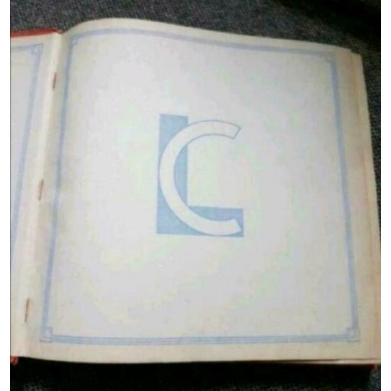 Origineel liebig chromos verzamel plaatjesboek van voor 1945