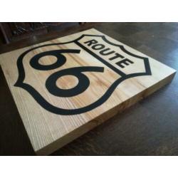 Wooden wall decorations (Route 66)