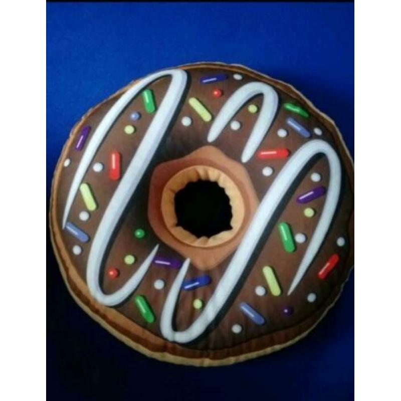 Mega grote donut kussen van 68 cm doorsnede