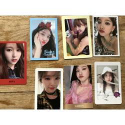 Photocard twice photocards kpop nayeon mina jeongyeon