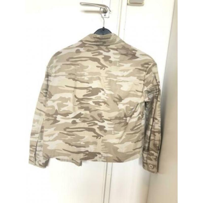 Camouflage cropped jack maat xs/s