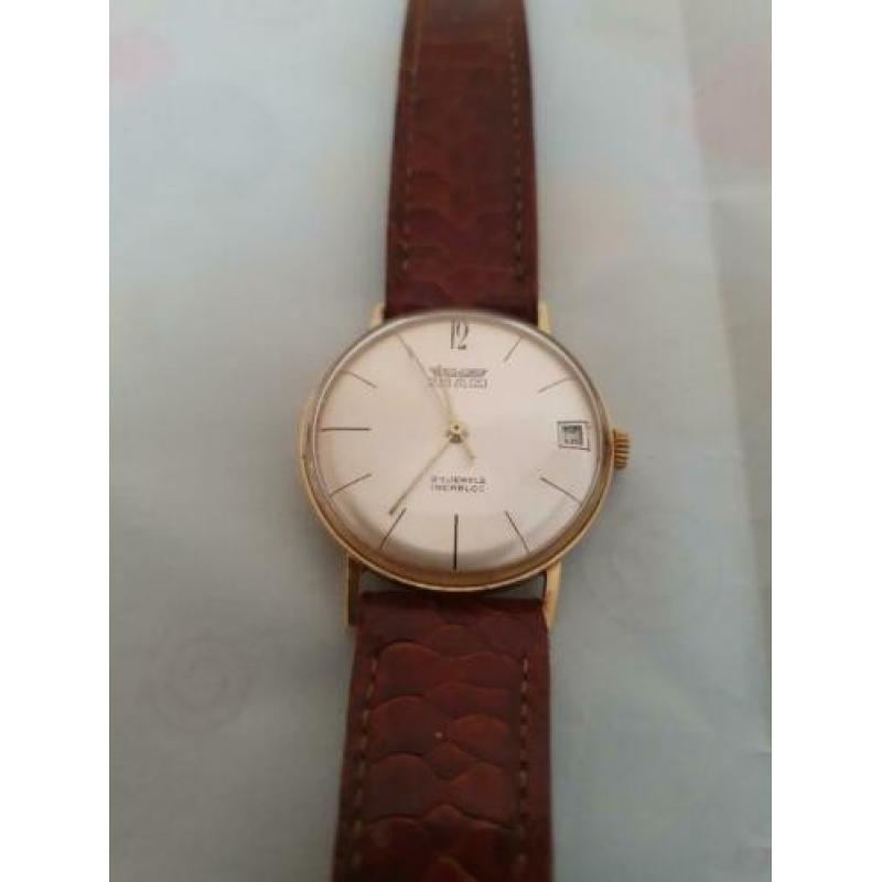 vintage 14 krt gouden horloge
