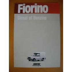 Fiat Fiorino 1983 Brochure - Bestelwagen & Kombi