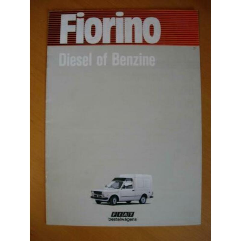 Fiat Fiorino 1983 Brochure - Bestelwagen & Kombi
