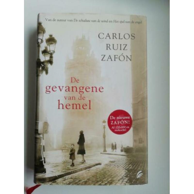 Alle 4 de boeken van Carloz Ruiz Zafon.