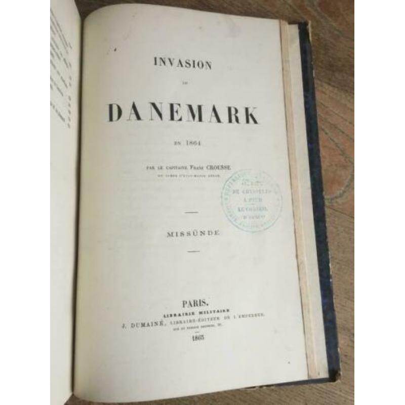 Crousse Invasion du Danemark 1866 2 delen in 1 band