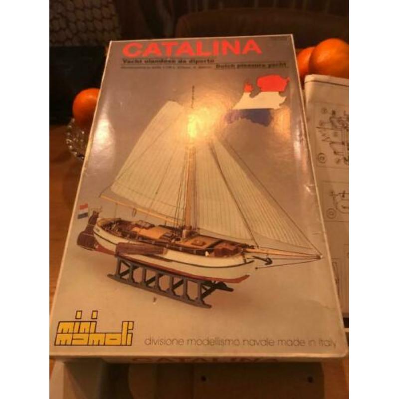 mamoli houten bouwpakket van de nederlandse boot CATALINA