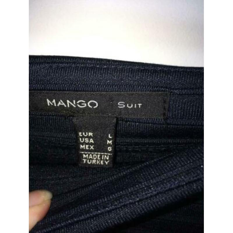 Donkerblauwe kokerrok Mango Suits | Maat 38 | ZGAN