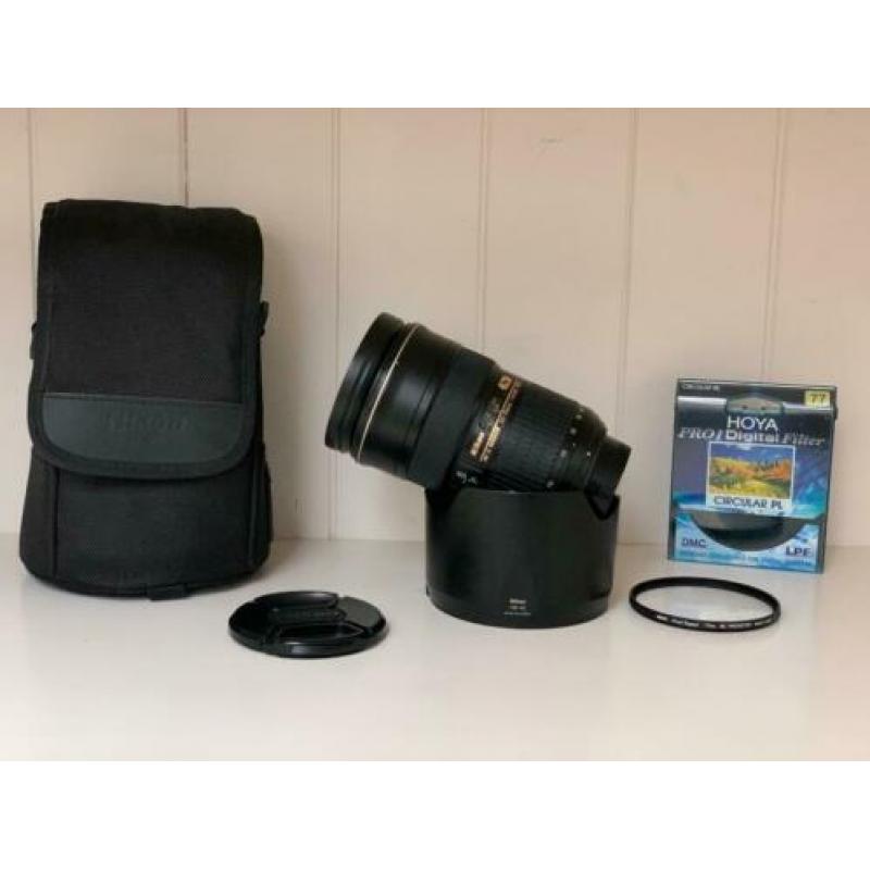 Nikon AF-S Nikkor 24-70mm 1:2.8G ED + UV & Pola filters