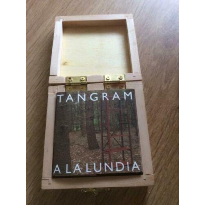 Reclame doosje van Lundia, Tangram spel